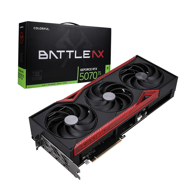 New Colorful BattleAX GeForce RTX 5070 TI 16GB Desktop GPU Video Card High Performance RTX5070 Ti with Cooling Fan