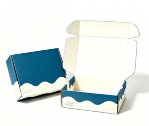 Boîte cadeau en carton ondulé, boîte rigide pour envoi postal, carton pliable personnalisé imprimé pour l'emballage - Product Image 3