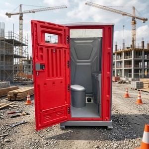<span class=keywords><strong>Contenedor</strong></span> de Baño Portátil para Obras de Construcción, Baño Público Móvil, Cabina Exterior de HDPE con Tanque Grande - Product Image 1