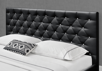 Willsoon Modernes Design Kingsize PU-Bett mit Kristallknopf-Design Kopfteil & Gaslift-Stauraum Bett für Zuhause Schlafzimmer