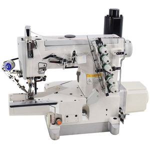 Machine à coudre industrielle interlock à cylindre haute vitesse automatique pour vêtements et sous-vêtements avec coupe-fil automatique - Product Image 5