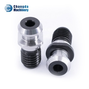 หัวจับเครื่องมือกลึงแบบ Collet Chuck พร้อมแกนดึง Mazak BT40 CAT40 SK40 พร้อมปุ่มล็อคและระบบหล่อเย็น - Product Image 3