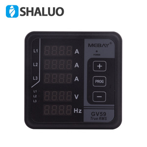 Medidor Multifunción Digital Shaluo GV59 True RMS, Voltímetro, Amperímetro, Medidor de Frecuencia, Entrada de CA/CC Monofásica - Product Image 4