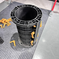 Moules Préfabriqués en Plastique pour Piliers de Colonnes Romaines Carrées en Ciment et Béton pour la Décoration Extérieure de Maison – Promotion