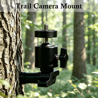 Support de caméra de chasse pour extérieur, fixation sur arbre par vis, rotation à 360 degrés, support réglable pour caméra de chasse à la faune