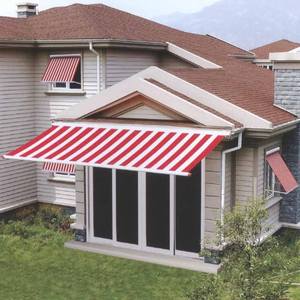 Auvent électrique pliable étanche motorisé extérieur balcon jardin parasol auvent automatique rétractable auvent porte auvent Auvent - Product Image 2