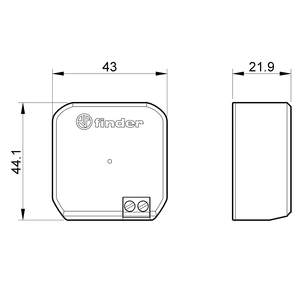 ตัวค้นหาสวิตช์อัจฉริยะ WIFI 230V สากลไฟฟ้าพลาสติกผลิตในประเทศอิตาลี - Product Image 2