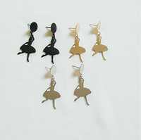 Boucles d'oreilles populaires pour femmes, élégantes, pendantes, minimalistes, style coréen, bijoux cadeau, accessoires de danse et de ballet