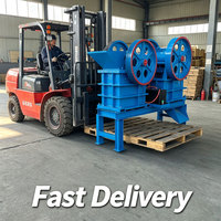 Concasseur à mâchoires portable chinois PE150*250 pour la construction de routes résidentielles en briques et la production de gravier et de pierres concassées