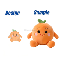 Peluches animaux en peluche personnalisées faites votre marque LOGO doux dessin animé peluche fruits poire jouets en peluche