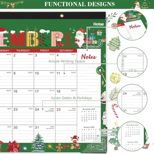 <span class=keywords><strong>Calendrier</strong></span> promotionnel SYC 2026 avec impression LCD, support mural magnétique et design floral simple - Product Image 5