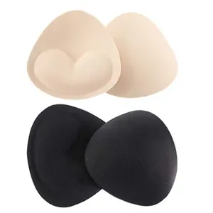 Reusable Silicone Glue Triangle Push Up Pads Double-Sided Self-Adhesive Breast Pads Bra Pads Inserts For Sizes A, B/C, D Cups