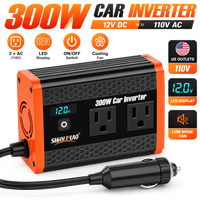 Nouveau produit : Onduleur de puissance à onde sinusoïdale modifiée 300W 600W DC/AC 12V 24V vers 110V 220V avec chargeur rapide