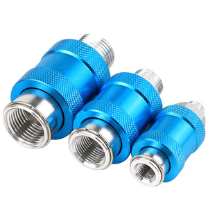 วาล์วสไลด์แบบแมนนวล Dde Dade Pneumatics รุ่น Hsv 06 08 10 15 ผลิตจากอลูมิเนียมอัลลอยด์ พร้อมเกลียวในและเกลียวนอก สำหรับระบบลม - Product Image 1