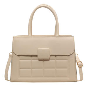 Fabrika Toptan Özelleştirilebilir Kadın Sonbahar Omuz Çantası Ofis Çalışanları İçin Tek Renk İş Su Geçirmez PU Fermuarlı Şık - Product Image 5