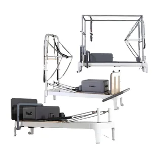 Aluminiumpreis Bett-Pilates-Reformer Ausrüstung Maschine Klappreformer Pilates-Schiebebett Verkauf Aluminiumlegierung Pilates-Reformer
