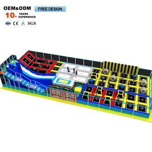 Cool Indoor Playground Equipment for Kids and Adults Themed Parks with Exciting Slides and <b>Trampoline</b> for <b>Trampoline</b> Park - Product Image 4
