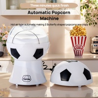 Máquina para hacer palomitas de maíz para niños, máquina para hacer palomitas de maíz, uso doméstico al por mayor, estilo de fútbol eléctrico automático personalizado