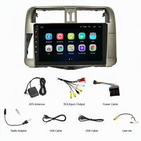 Autoradio Android 15 pour Toyota Prado 150 2010-2013, navigation GPS, commande vocale, écran tactile OLED 9 pouces, tableau de bord multimédia