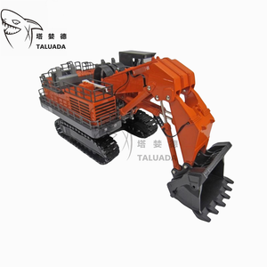 รถขุดจำลองอัลลอยด์ ขนาด 1:87 รุ่น EX8000 แบบตักตรง ของเล่นโมเดลรถขุด TALUADA อะไหล่รถขุด - Product Image 5