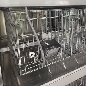 Gabbia per Animali da Laboratorio Tipo Alimentazione a Secco Gabbia in Acciaio Inossidabile per Allevamento Conigli - Product Image 3