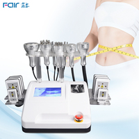Appareil portable professionnel 8-en-1 pour la perte de poids, 80k 40k R1f, machine à cavitation et vide pour le raffermissement cutané, le drainage lymphatique et le massage mammaire