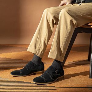 Zapatos Oxford de Vestir para Hombre de Cuero Genuino de Alta Calidad, Impermeables, Transpirables, con Aumento de Altura, para Otoño, Oficina, Negocios, Uso Casual - Product Image 6
