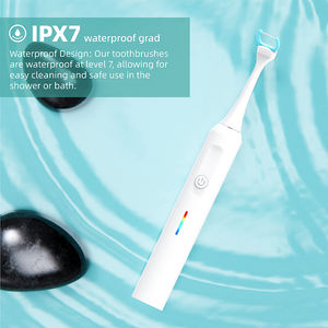 Spazzolino Elettrico Sonico 2-in-1 con <span class=keywords><strong>3</strong></span> Modalità di Spazzolamento e Vibrazione ad Alta Frequenza per Uso Quotidiano - Product Image 6