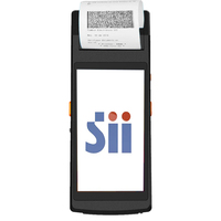 Qun Suo PDA 5501, Impresora Interna de 58 mm, PDA Industrial Resistente con Android, Escáner de Código de Barras 2D con GMS para Impresión de Facturas de Agua/Energía