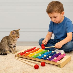 Xilófono de Instrumentos Musicales Hecho a Mano para Bebés y Niños Pequeños, para Uso Doméstico - Product Image 6