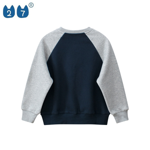 <span class=keywords><strong>Sweat</strong></span>-shirt à manches longues d'automne en coton avec étiquette personnalisée <span class=keywords><strong>Sweat</strong></span>-shirt décontracté pour garçons Vêtements pour enfants Sweatshirts - Product Image 2