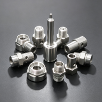 Pièces en acier inoxydable usinées avec précision sur commande, 5 axes, usinage CNC, fraisage CNC, pièces en aluminium, petites pièces OEM