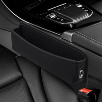 Nouveau cuir Pu multifonction siège de voiture crevasse boîte de rangement siège de voiture Gap remplissage organisateur voiture côté Gap sac de rangement