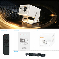 Projecteur intelligent portable 2026 HY320 MAX 1080P Android 14 Wifi 400 ANSI pour jeux vidéo, mini-projecteur vidéo 4K HY320