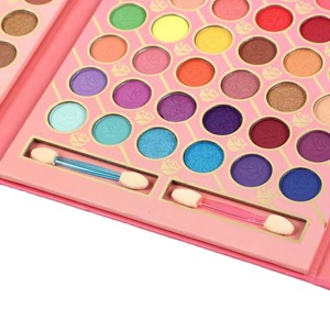 Paleta <span class=keywords><strong>de</strong></span> <span class=keywords><strong>Sombras</strong></span> <span class=keywords><strong>de</strong></span> Ojos <span class=keywords><strong>de</strong></span> 90 <span class=keywords><strong>Colores</strong></span>, Incluye Brocha Cosmética, Brillo Prensado Directo <span class=keywords><strong>de</strong></span> Fábrica, Paleta <span class=keywords><strong>de</strong></span> Maquillaje Personalizada, Resistente al Agua, Alta Pigmentación - Product Image 4