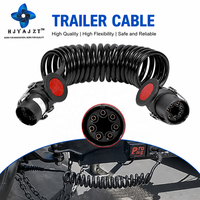 Câble de remorque robuste HJYAJZT à sortie de signal stable, étanche et isolé, pour circuit d'éclairage de camion, caravane et remorque