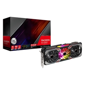 Tarjeta Gráfica de Alto Rendimiento GDDR6 de 16GB con Triple Ventilador para Computadora de Escritorio, Componente para Juegos, 16 Pines, OEM 6800 - Product Image 1