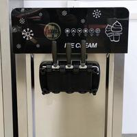 Machine à crème glacée molle à 3 saveurs HENGZHI, machine à crème glacée au yaourt glacé pour les entreprises