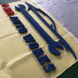 acrílico al aire libre edificio de la letra de canal de señalización de grabado láser <span class=keywords><strong>Oficina</strong></span> Interior palabra Logo con colores - Product Image 4