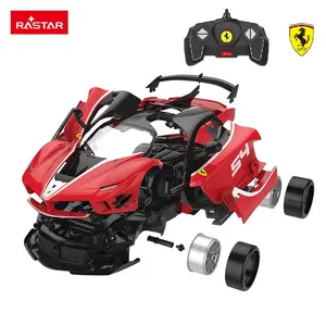 Rastar Gebouw Educatief Speelgoed Ferrari Fxxk Evo Assemblage Kit Stam Auto Play Set Rc Auto 1:18 Engineering Afstandsbediening Auto 92 Stuks