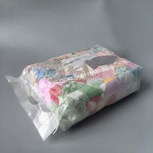 Trapos de Limpieza de Algodón de Colores Mixtos No Abrasivos para Uso Marino e Industrial, 10 KG 25 KG - Product Image 1