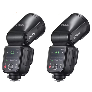 แฟลชไร้สาย Godox V100 <span class=keywords><strong>C</strong></span> สำหรับถ่ายภาพแบบพกพา กำลังไฟ 100W สีดำ ระบบ TTL อัตโนมัติ อุณหภูมิสี 3300K+200K สำหรับกล้อง <span class=keywords><strong>Fujifilm</strong></span> ขายส่ง - Product Image 4