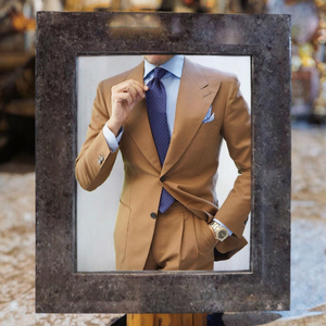 ชุดสูท2ชิ้นสำหรับนักธุรกิจชายผ้าเนื้อละเอียดเข้ารูประบายอากาศได้ดีมีซิปขนาดพิเศษ - Product Image 3