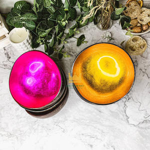 Meilleures ventes de bols en coquille de noix de coco laqués, écologiques, classiques, durables, légers, peints à la main, décoration d'intérieur, Vietnam, pas cher - Product Image 5