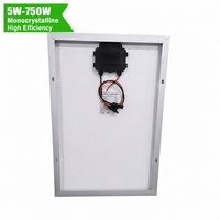 Module de production d'énergie solaire photovoltaïque monocristallin de type N XiaoShunzi 5W-750W à haute efficacité pour la recharge domestique