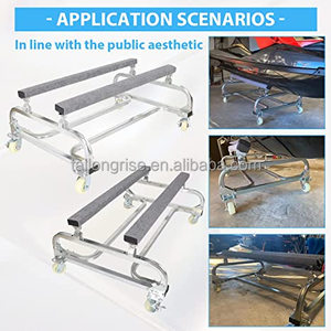 1000 LBS Capacidad Watercraft Dolly Boat Jet Ski Stand Remolque de almacenamiento Watercraft Cart Literas ajustables - Product Image 5