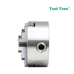 K11 Dreiarmiger Selbstzentrierender Spannfutter K11-100 Fräsmaschine Manueller Gusseisen-Spannfutter 0,03mm Genauigkeit HRC40 Härte - Product Image 2
