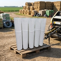 Filet de paillage agricole en HDPE 64*8000 pour foin, herbe et luzerne, pour ensilage, ensilage de paille, ensilage de foin, ensilage rond, ensilage tricoté, ensilage coupé