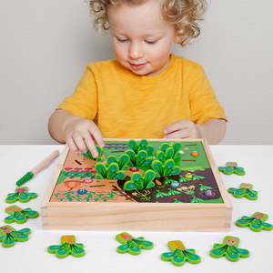 Gioco Educativo WEI WEI TIGER per Bambini 5-<span class=keywords><strong>7</strong></span> <span class=keywords><strong>Anni</strong></span>: Coltiva Verdure, Estrai Ravanelli, Cattura Insetti - Product Image 3