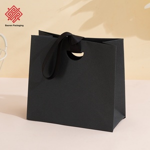 Sacs en papier de spécialité Baoren Premium, écologiques, recyclables et réutilisables, sacs cadeaux exquis pour bijoux, à poignée, M-Base Paper Digital - Product Image 5